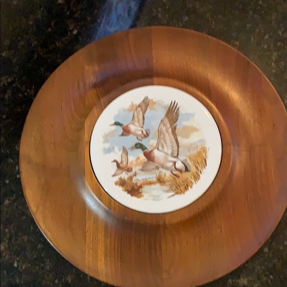 ozark Other - Vintage Ozark Walnut Wood Duck Dish Tray/Plate